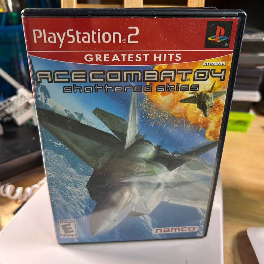 Ace Combat 04 Shattered Skies Sony PlayStation 2 PS2 Greatest Hits Namco